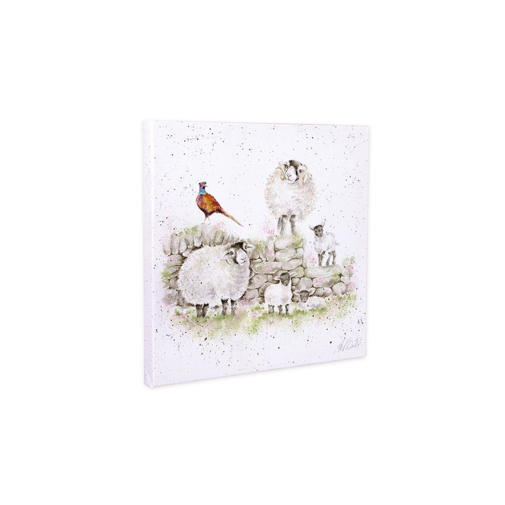 Wrendale Canvas Small (20cm) - Green Pastures
