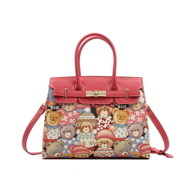 Cute Bear Canterbury Shoulder Bag