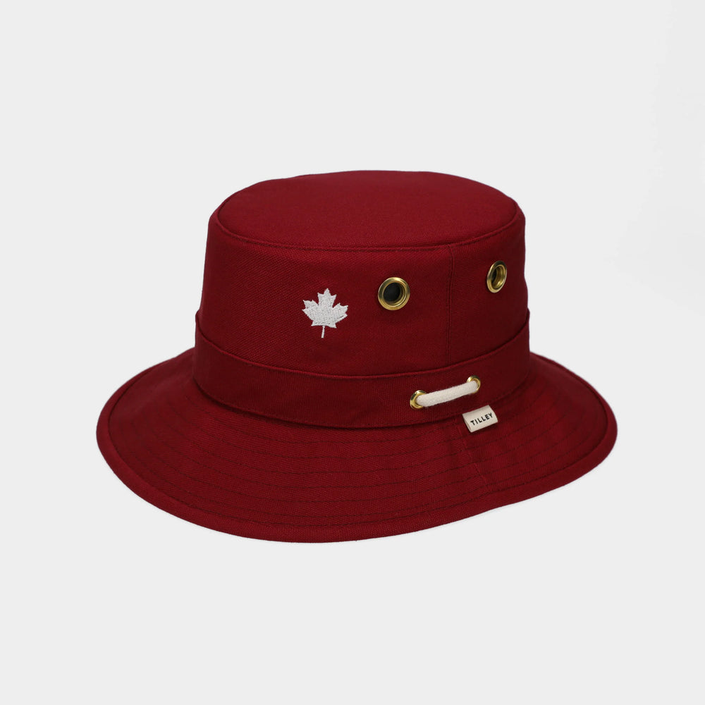 Tilley Hat-T1 Canada Day Bucket Red