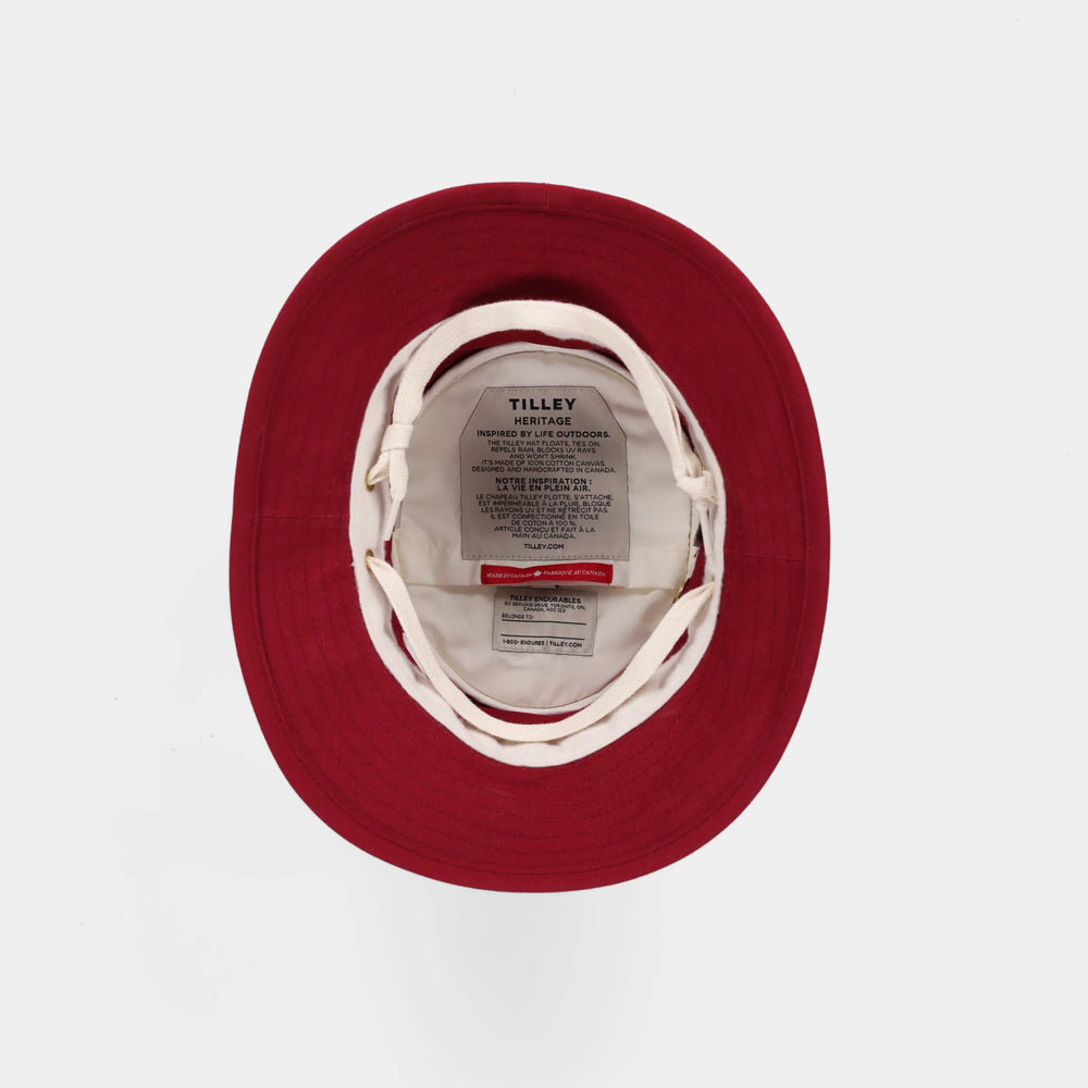 Tilley Hat-T1 Canada Day Bucket Red