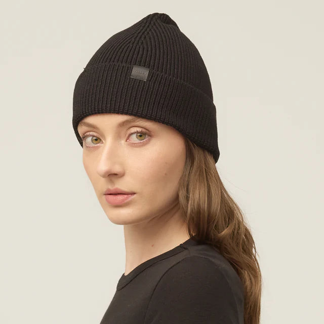 Tilley Hydrowool Cuff Beanie Black