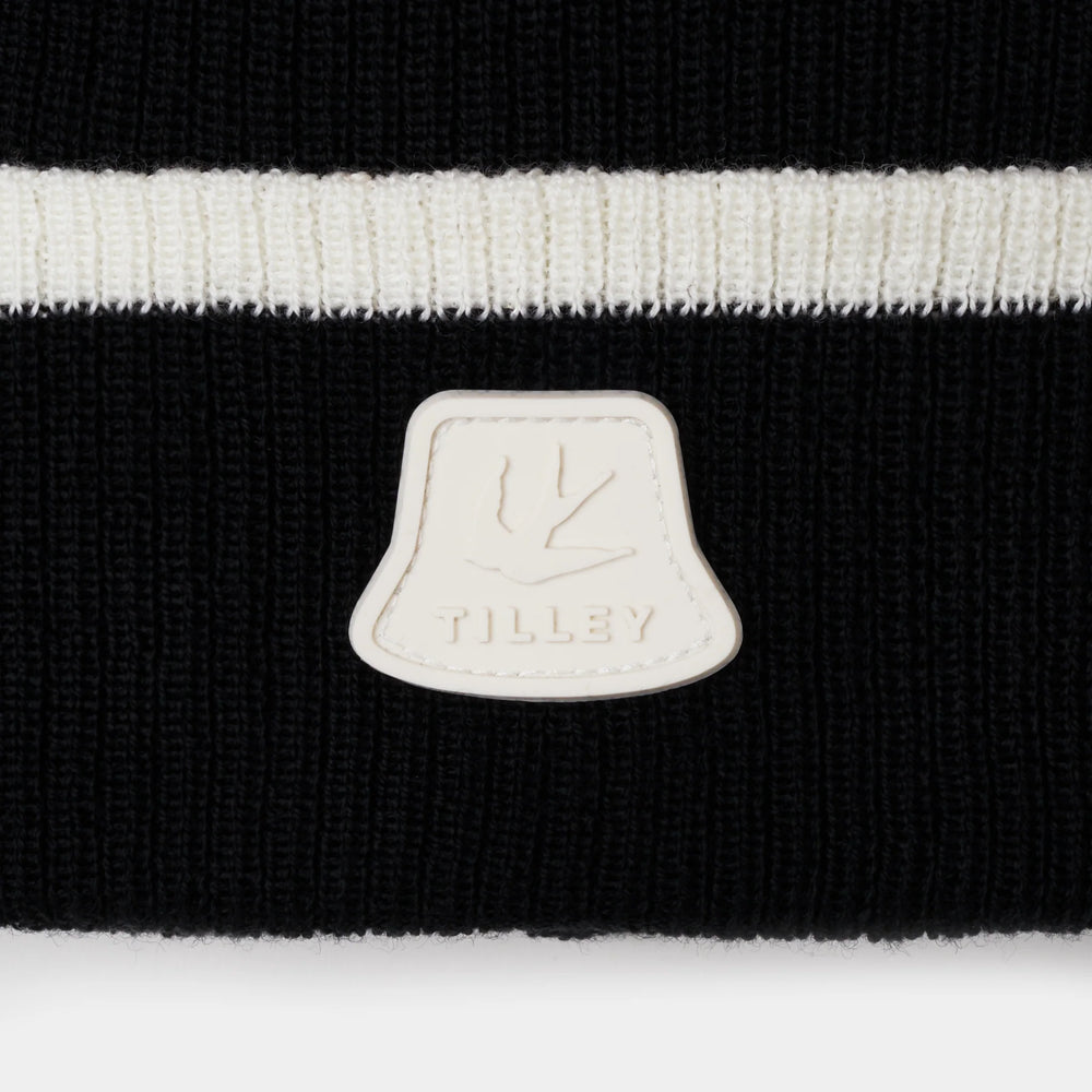 Tilley: Hat-The Hydrowool Rib Beanie Black