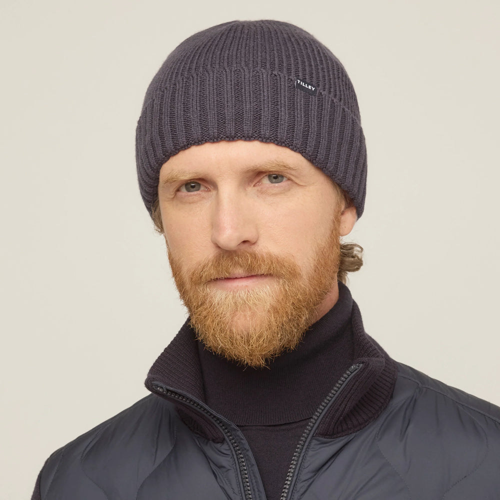 Tilley Hat-Warmth Beanie Dark Navy