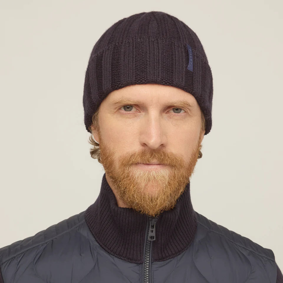 Tilley Chunky Ribbed Beanie Navy