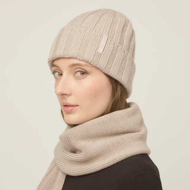 Tilley Chunky Ribbed Beanie Oatmeal