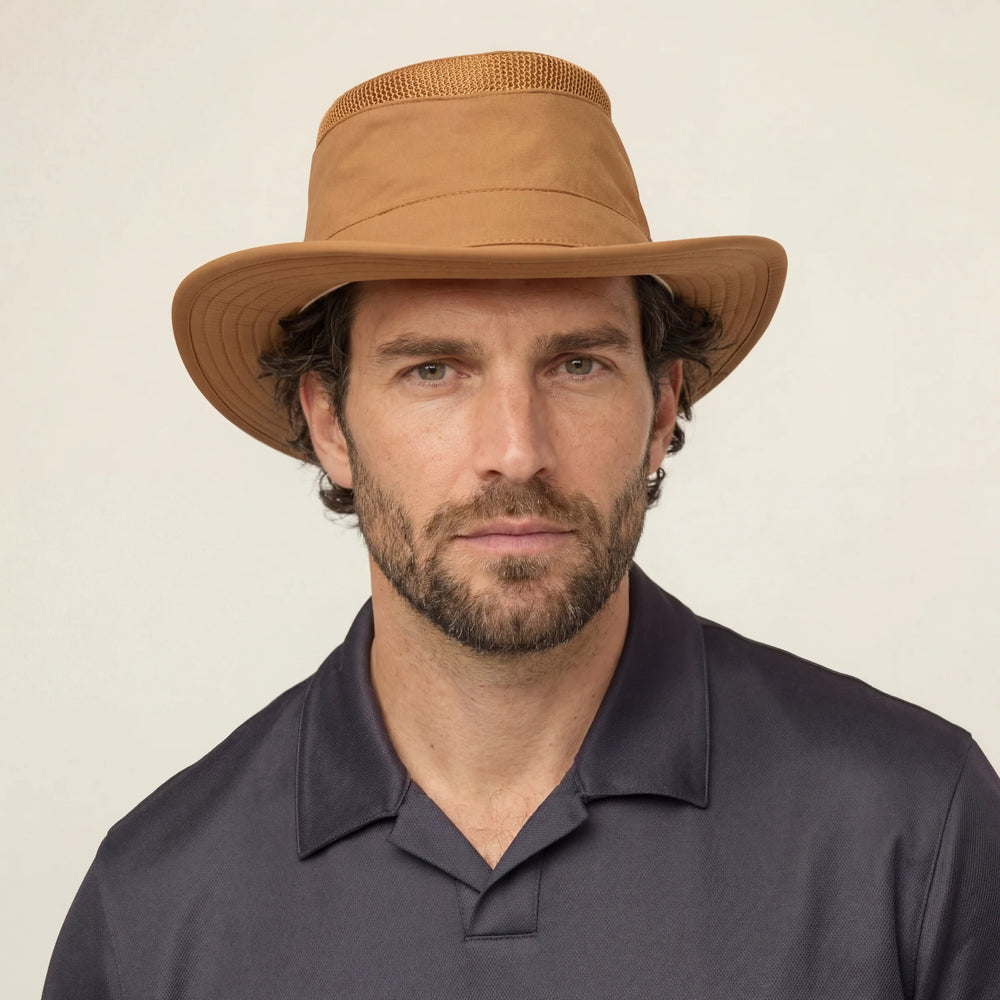 Tilley Hat-Airflo Medium Brim Toffee