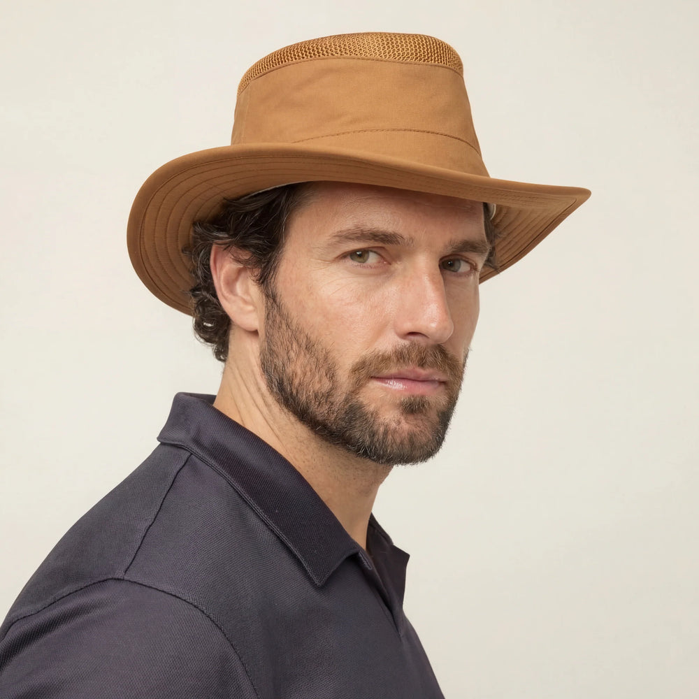 Tilley Hat-Airflo Medium Brim Toffee
