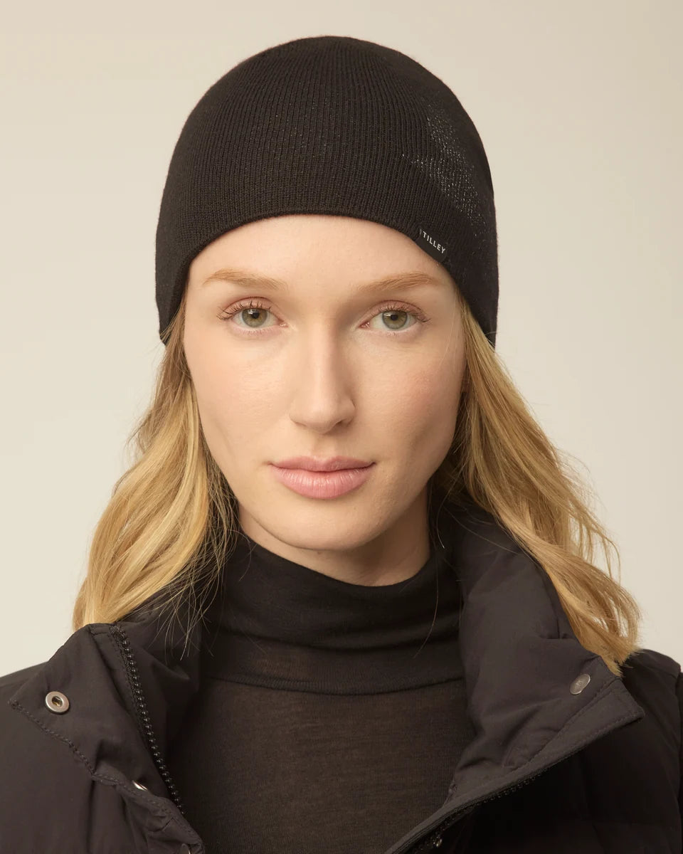 Tilley Hat-Reflective Swallow Jacquard Skully Black