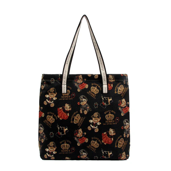 Crown Bear Layla Tote Bag