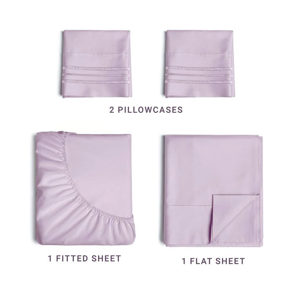 Solid 9900 Sheet Set 4 Pc-Lilac