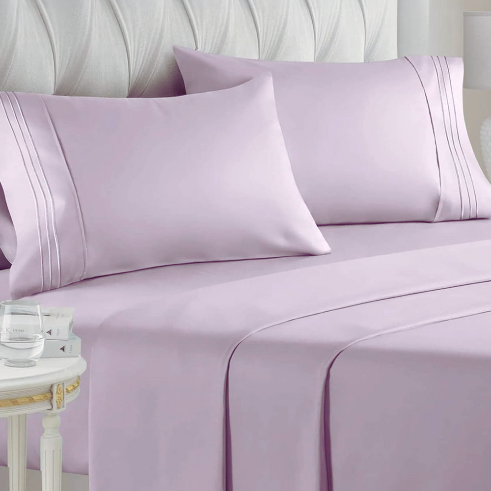 Solid 9900 Sheet Set 4 Pc-Lilac