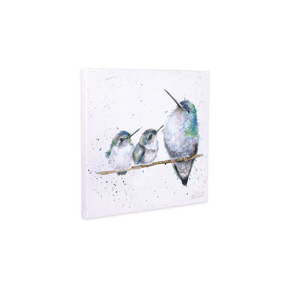 Wrendale Canvas Small (20cm) - Happy Birdy