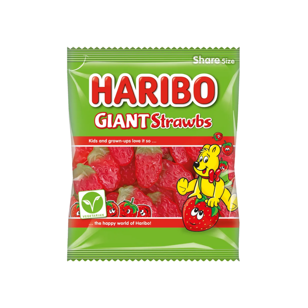 Haribo Giant Strawberries 140g