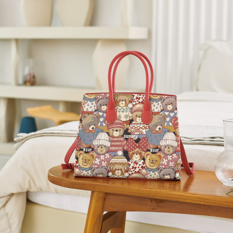 Cute Bear Canterbury Shoulder Bag