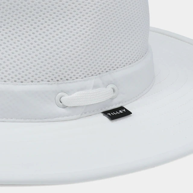 Tilley Hat-Airflo Mesh Crown White