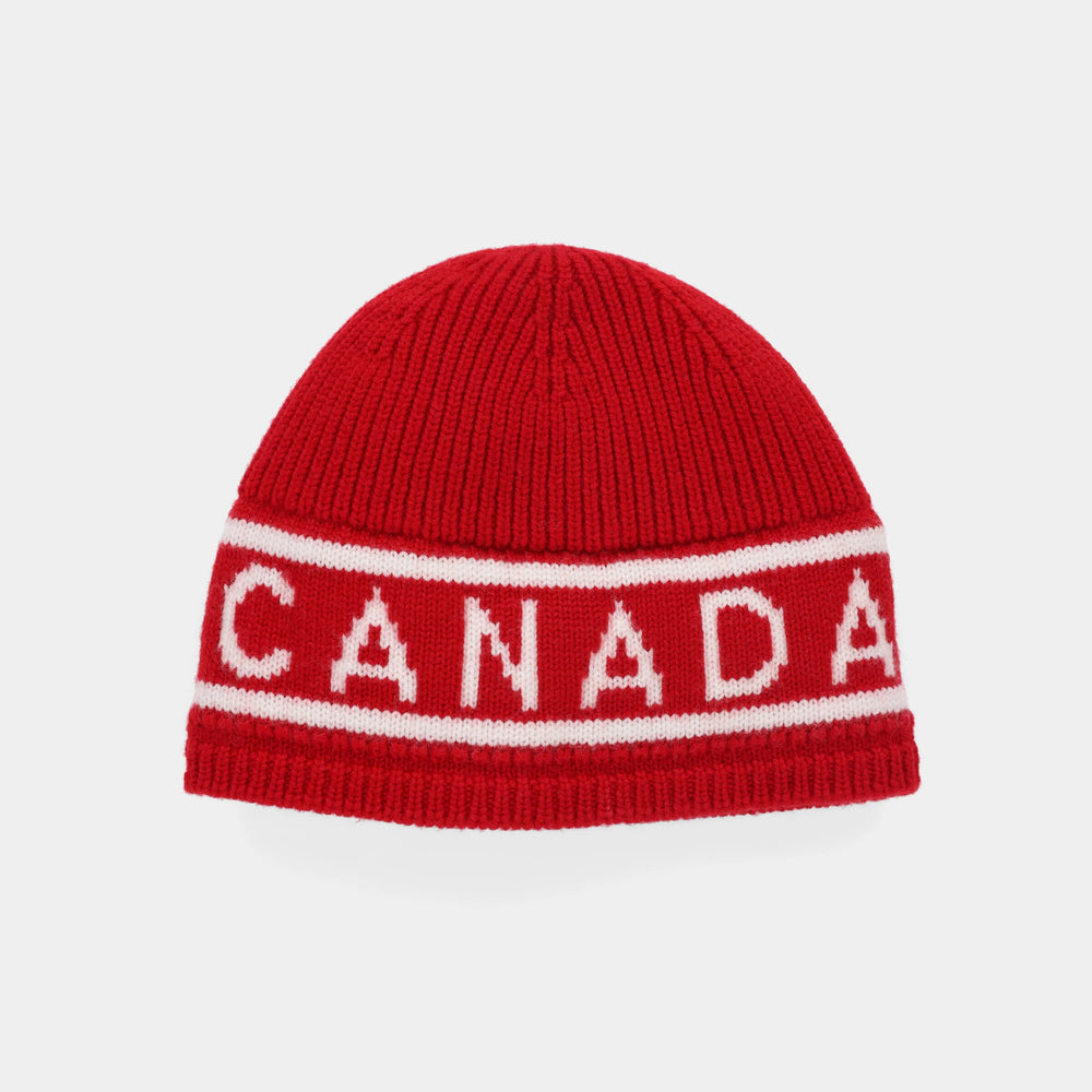 Tilley: Hat-Canada Stripe Logo Jacquard Beanie