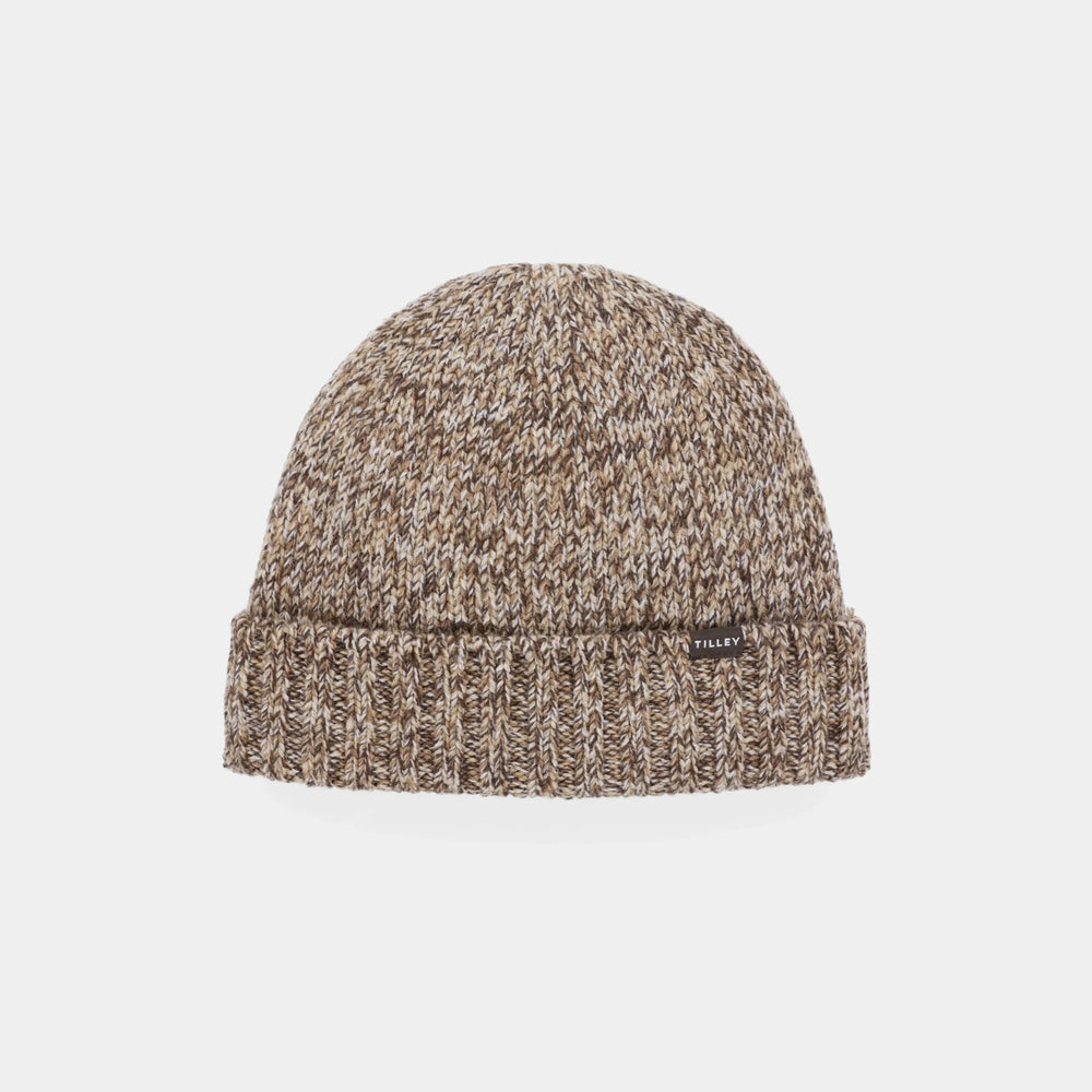 Tilley Hat-Merino Marled Beanie Peat/Cedar