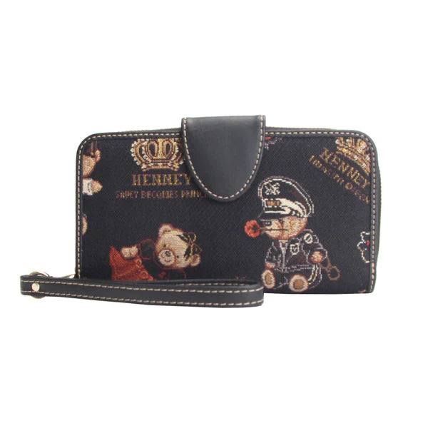 Crown Bear Quinn Wristlet Purse