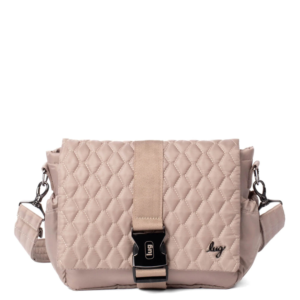 Lug Taupe Harness Crossbody Bag - Sand
