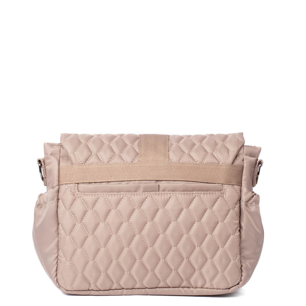 Lug Taupe Harness Crossbody Bag - Sand
