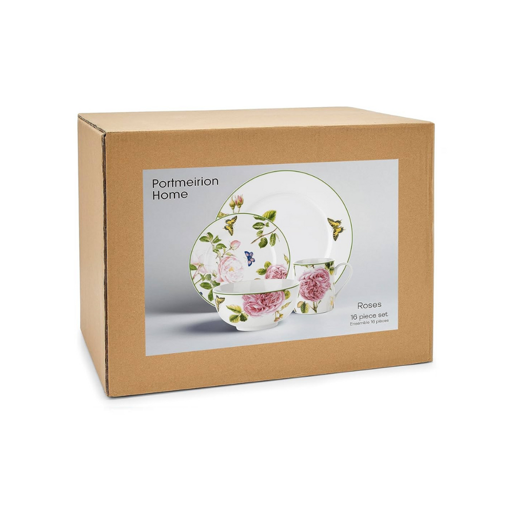 Portmeirion Home Roses 16pc Dinner Set