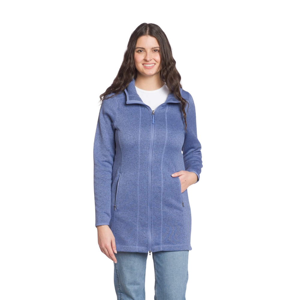 Hooded Anorak Full Zip Jacket - Periwinkle