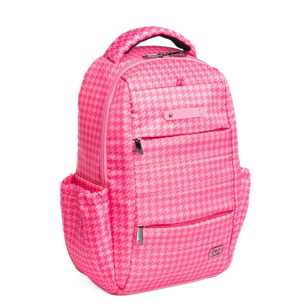 Lug Red Hopper SE Backpack - Red/Pink Houndstooth
