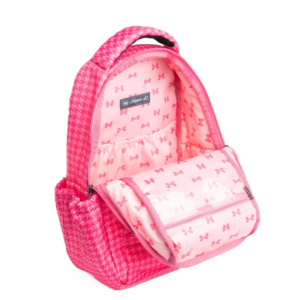 Lug Red Hopper SE Backpack - Red/Pink Houndstooth