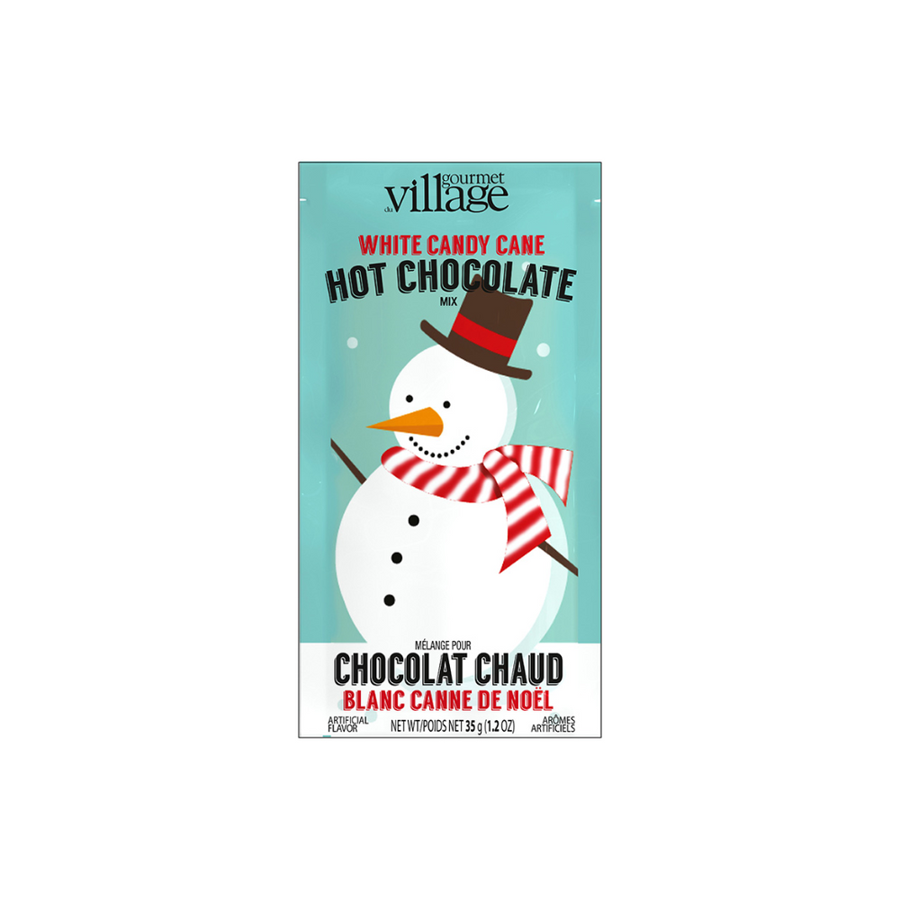 The Festive Hot Chocolate Mix - Candy Cane White Chocolate Snowman