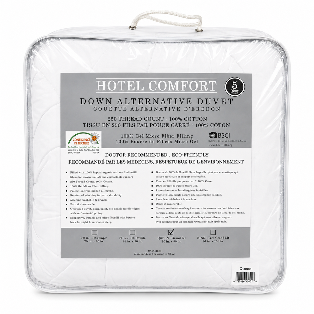 CottonH Hotel Comfort Down Alternative Duvet Queen