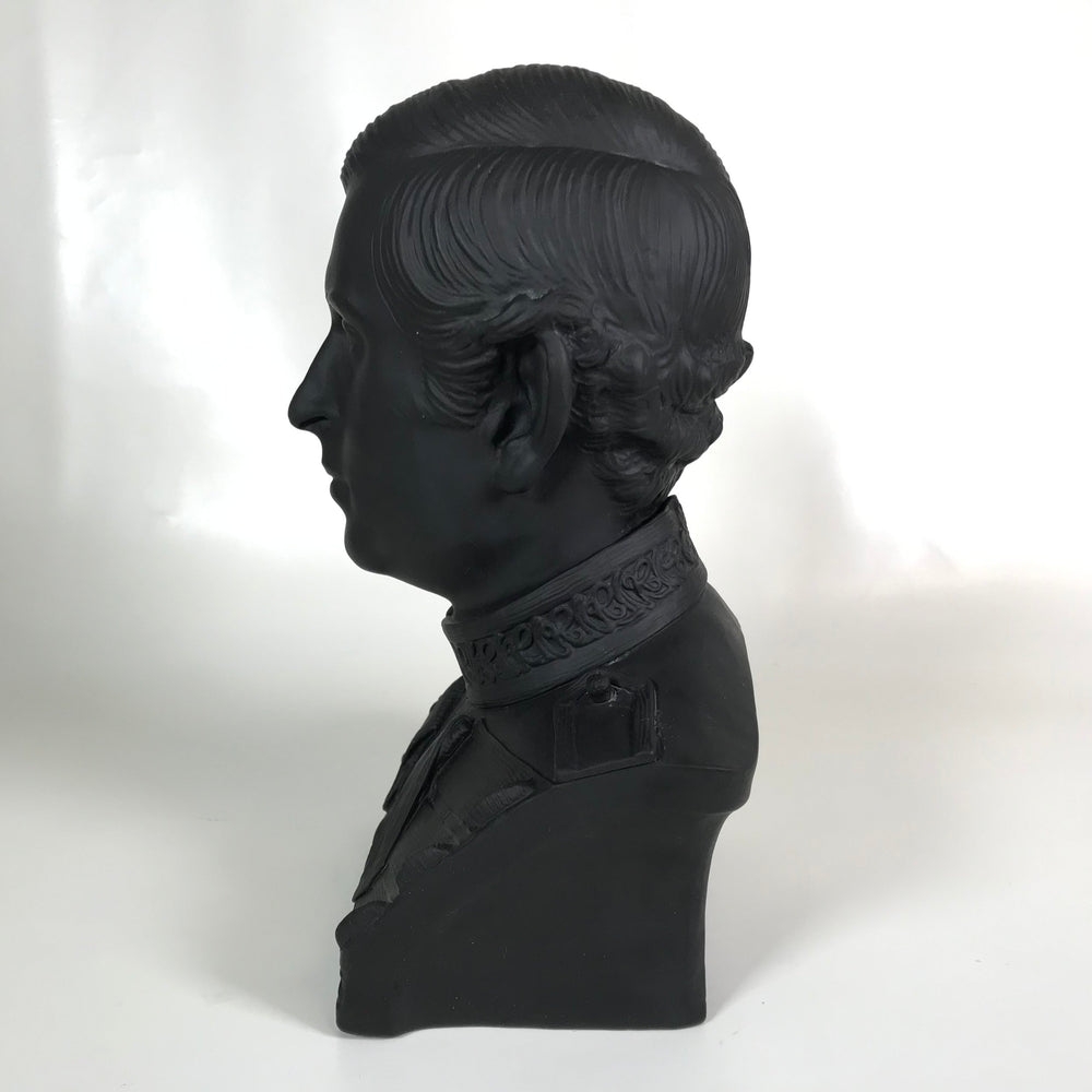 Prince Charles-Wedgwood Limited Edition Black Basalt Bust