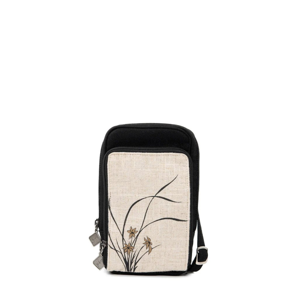 Jak's Floral Small Crossbody Bag Beige