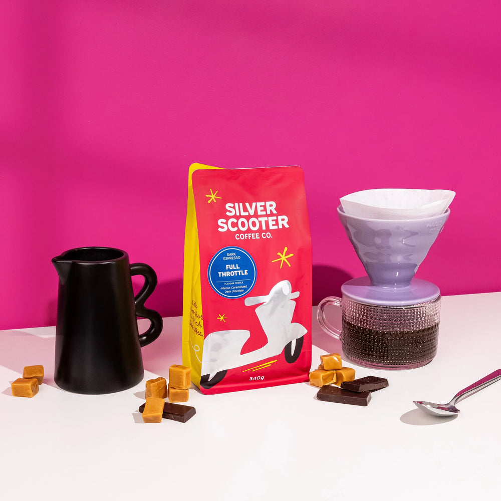 Silver Scooter Coffee Full Throttle-Columbia Single Origin Dark Roast 340g