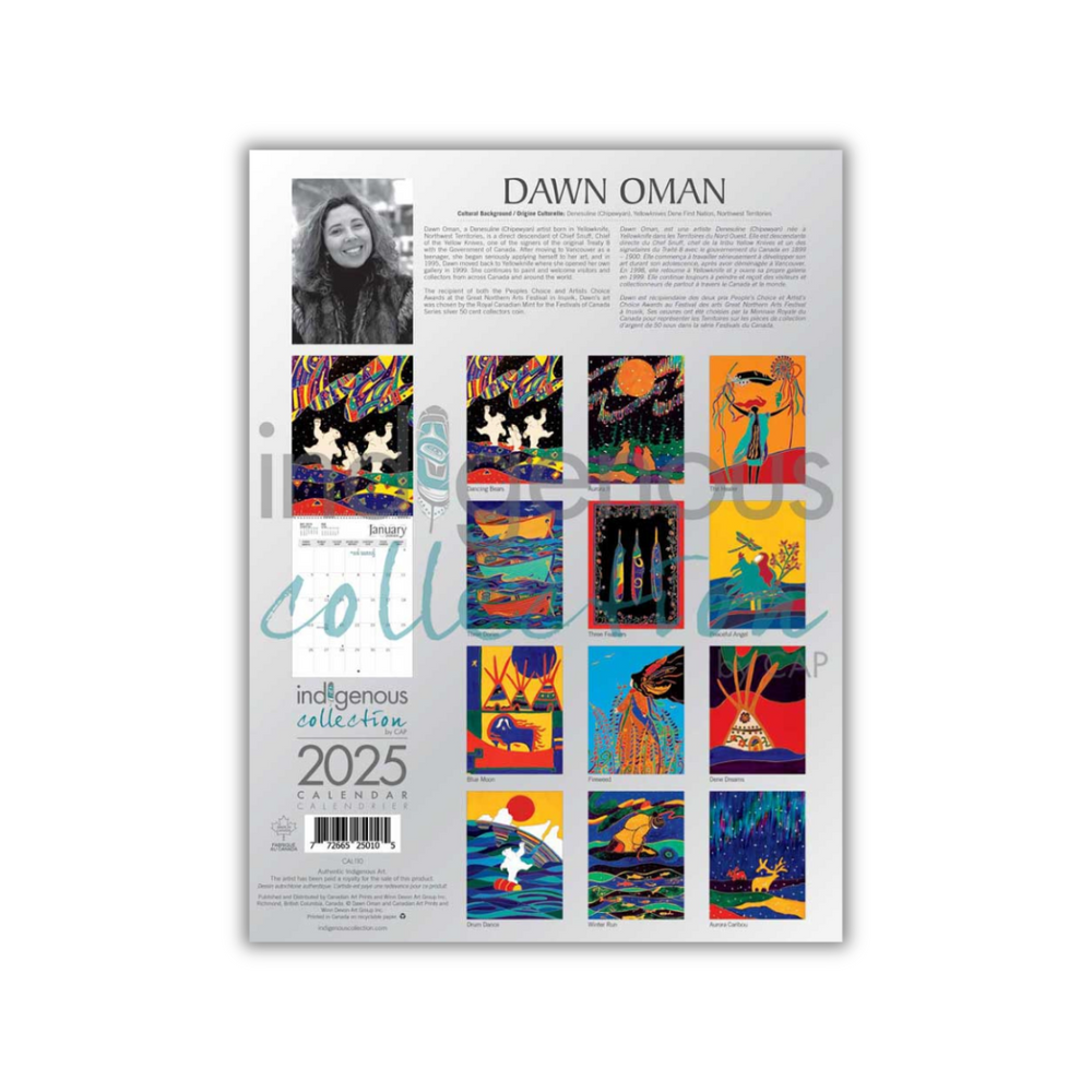 Indigenous Art Calendar 2025 - Dawn Oman