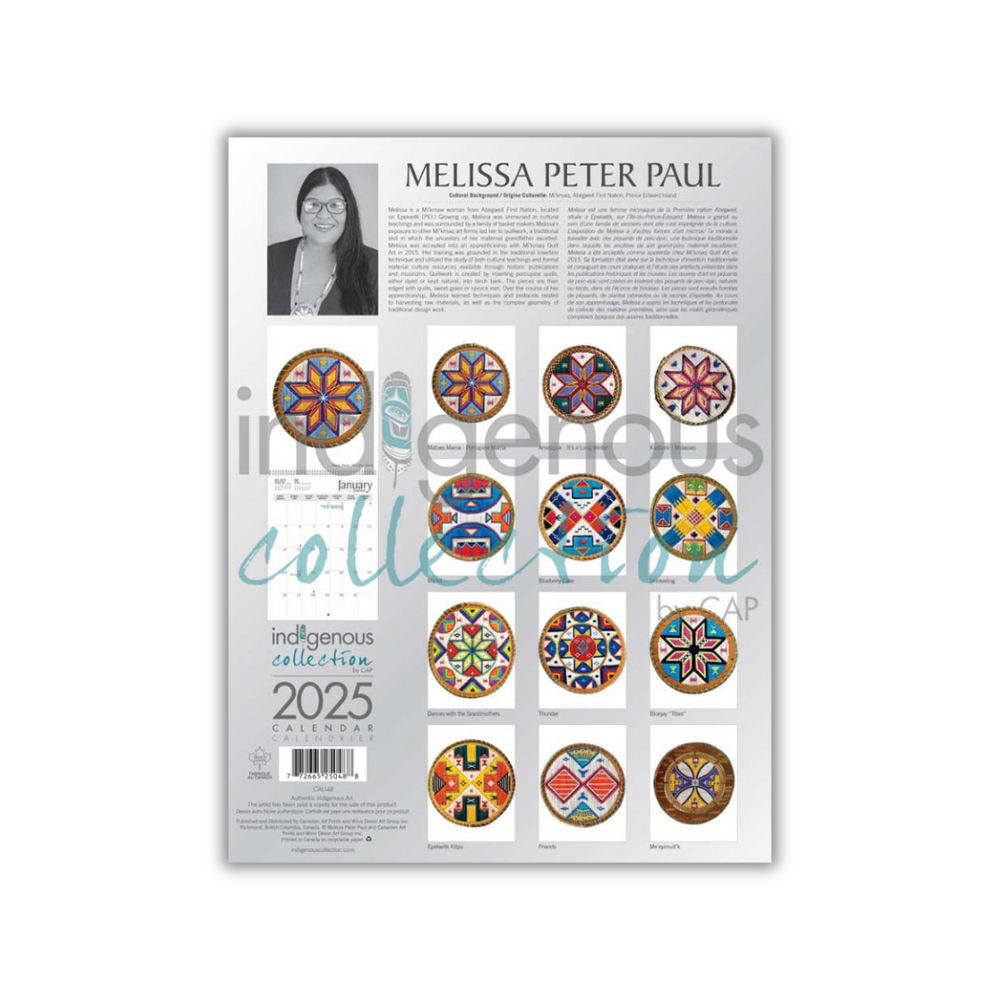 Indigenous Art Calendar 2025 - Melissa Peter Paul