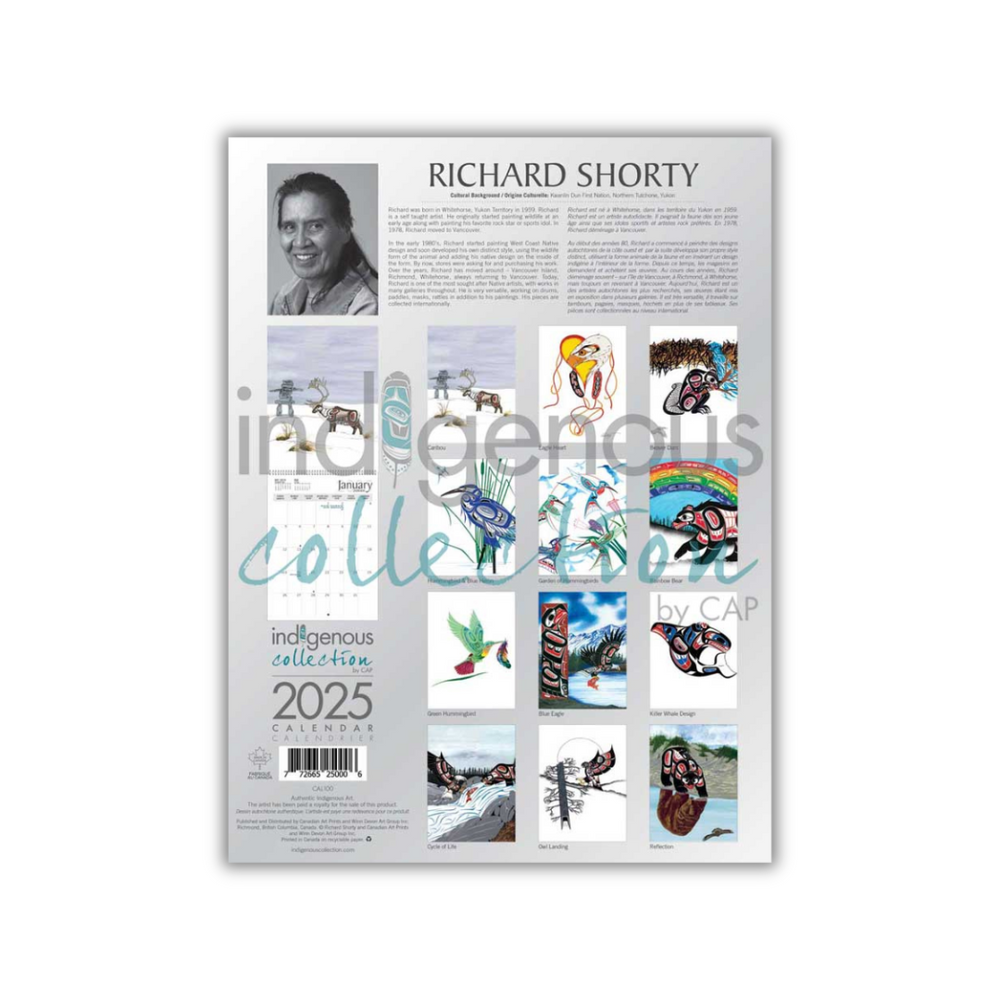 Indigenous Art Calendar 2025 - Richard Shorty