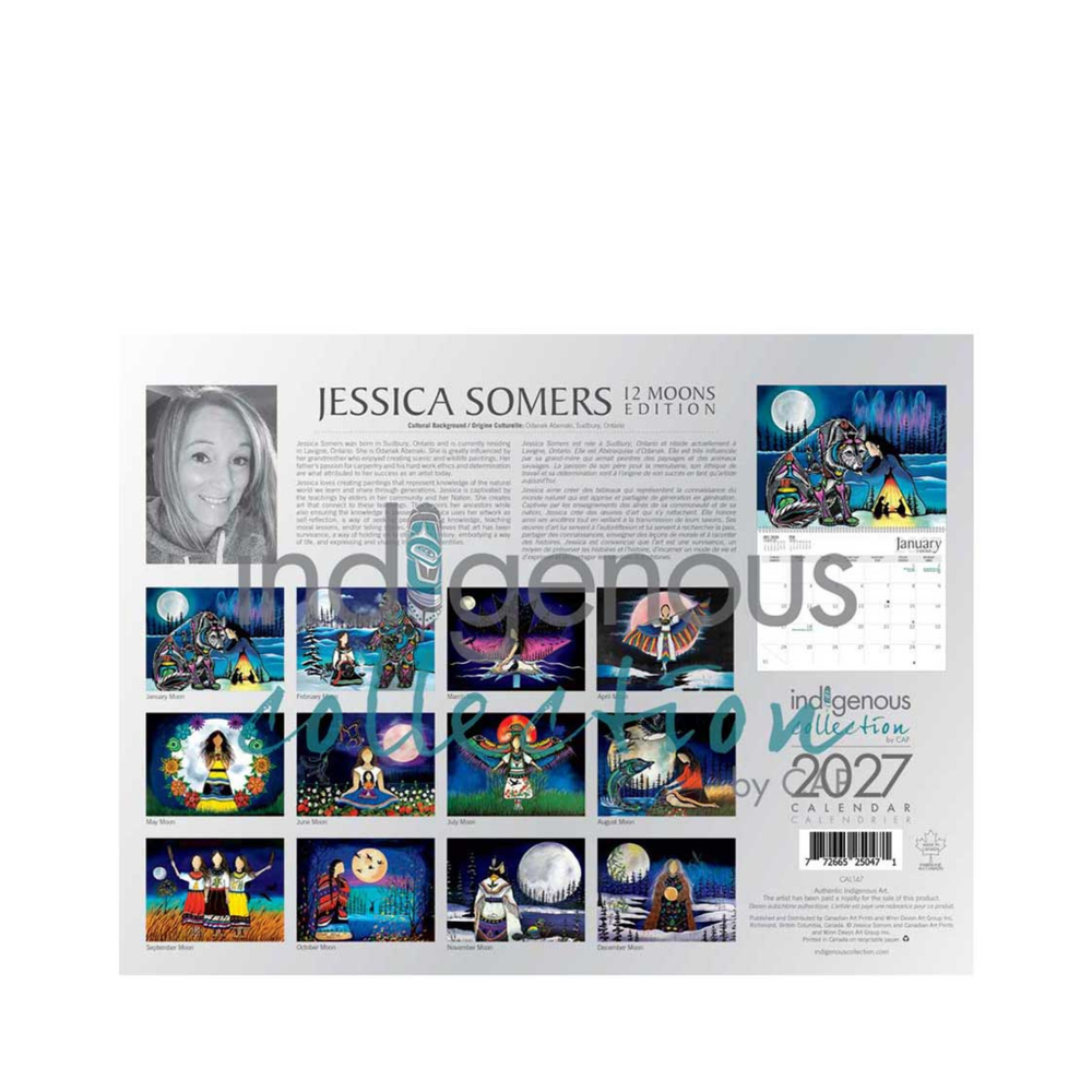 Indigenous Calendar 2027 by Jessica Somers 12 Moons Edition