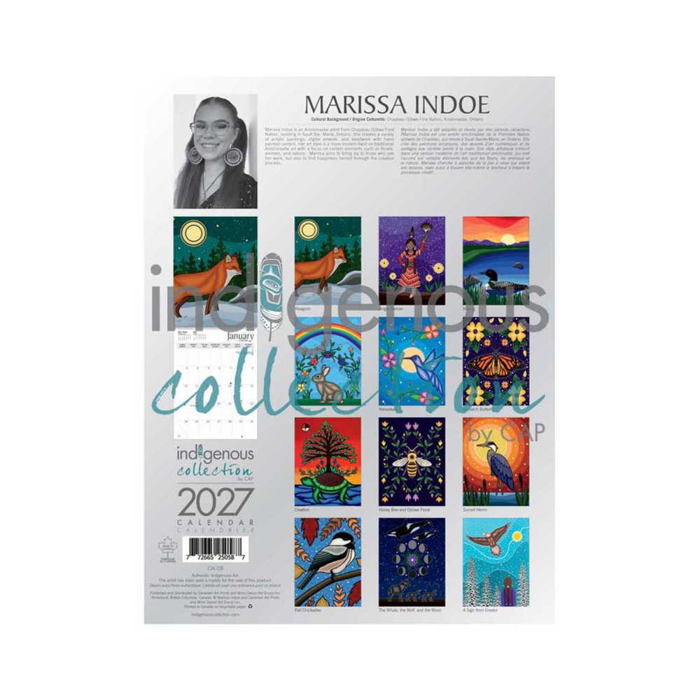 Indigenous Calendar 2027 by Marissa Indoe