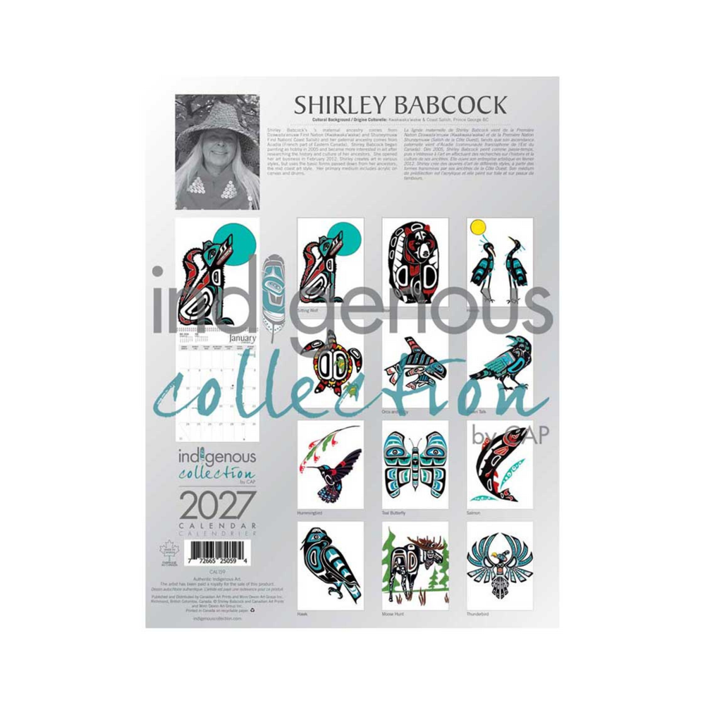 Indigenous Calendar 2027 by Shirley Babcock
