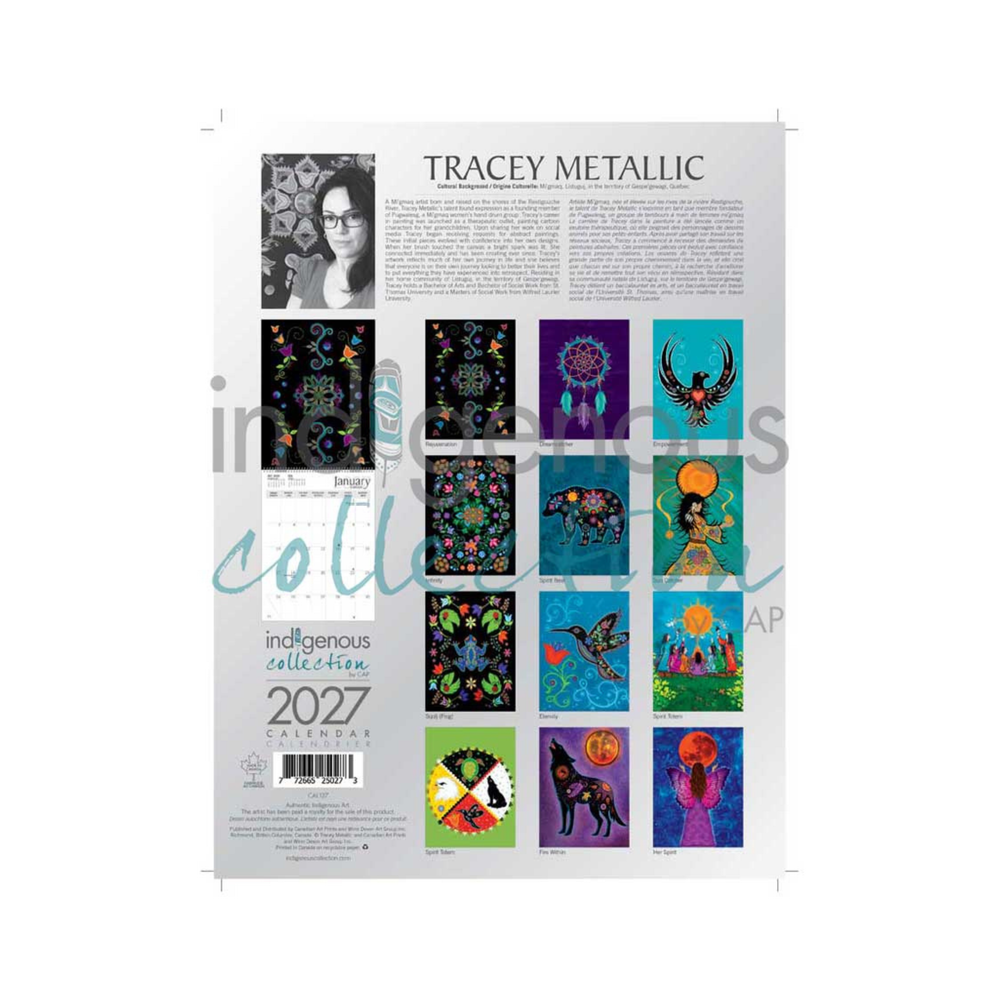 Indigenous Calendar 2027 by Tracey Metallic