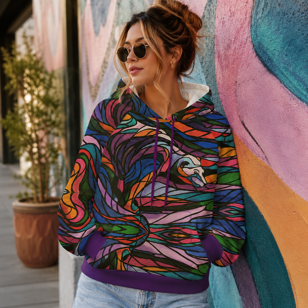 Indigenous Hoodie Salmon Hunter