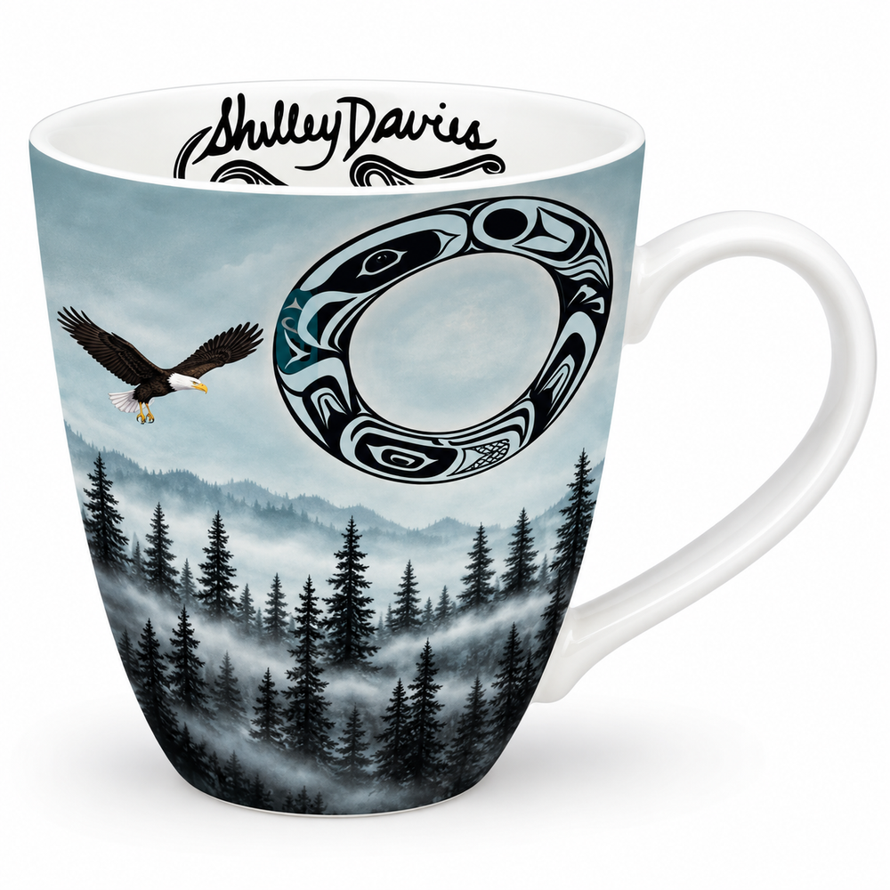 Indigenous Art Mug - Eagle Moon