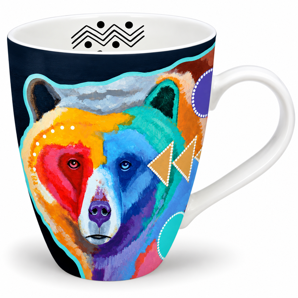 Indigenous Art Mug - Just Thinking