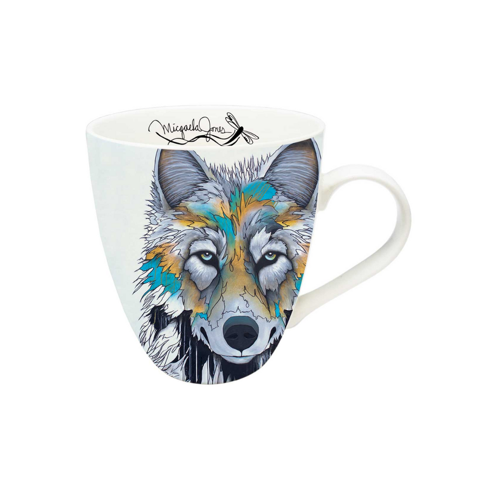 Indigenous Art Mug 18oz - Alpha - Micqaela Jones (Te-Moak)
