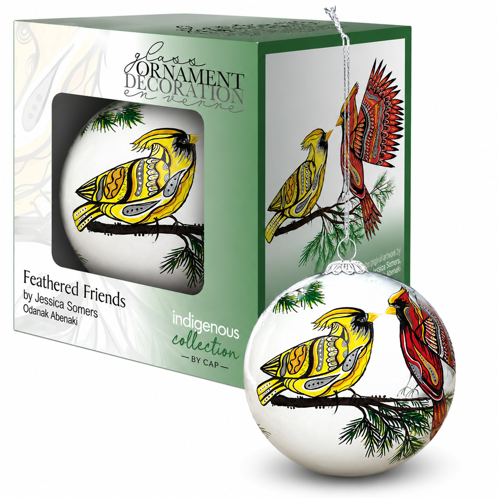 Indigenous Art Ornament - Feathered Friends