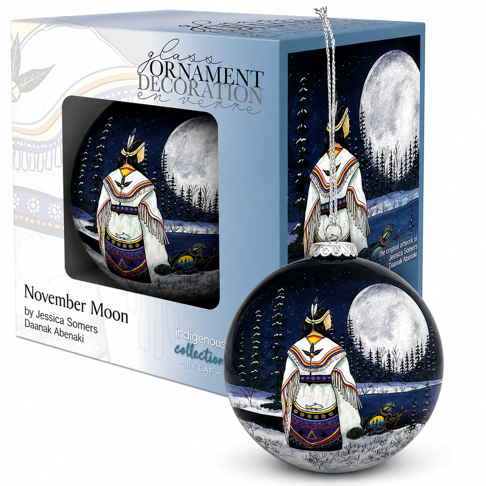 Indigenous Art Ornament - November Moon