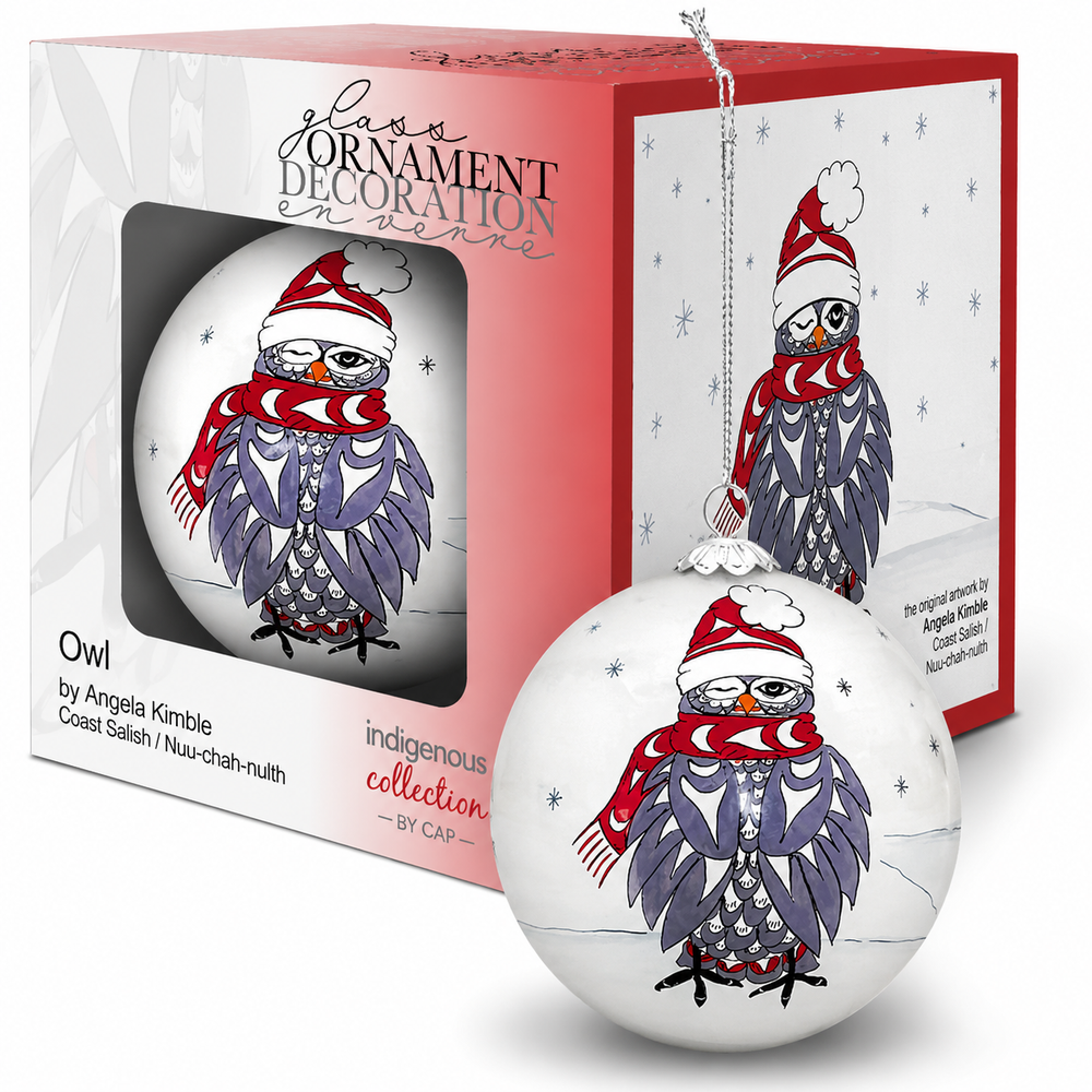 Indigenous Art Ornament - Owl