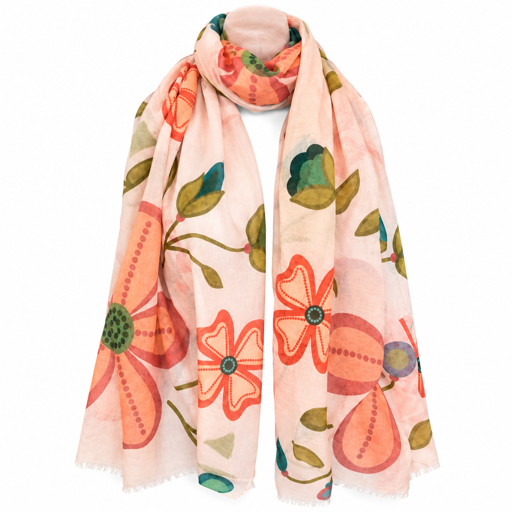 Indigenous Art Scarf - Let it Go