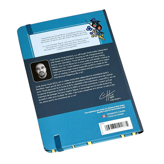 Back cover of a book with text, a barcode, and a logo on a white background