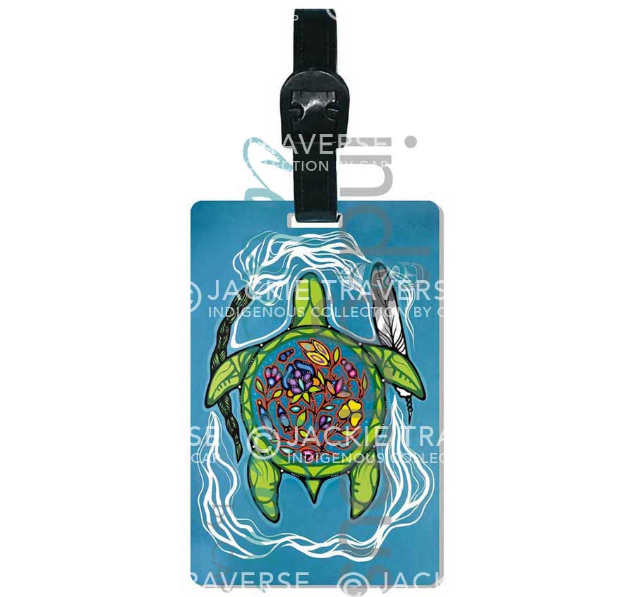 Indigenous Luggage Tag Prayers for Turtle Island